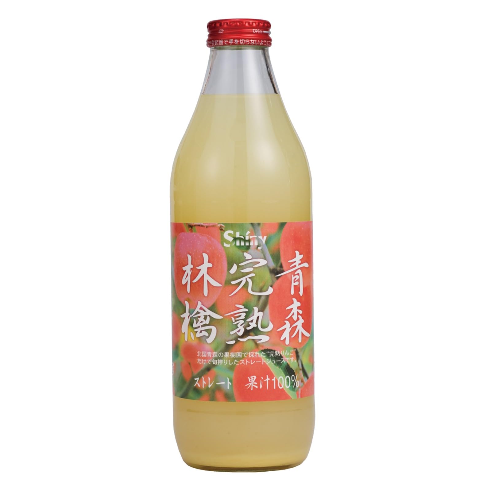 Amazon.co.jp: シャイニー 青森完熟林檎 1000ml×6本 : 食品・飲料・お酒
